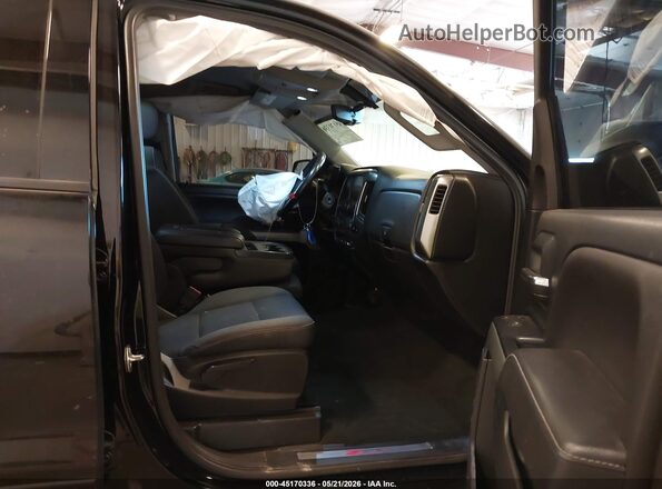 1GCVKREC6JZ205732 2018 CHEVROLET SILVERADO Black წინა სალონის ხედი