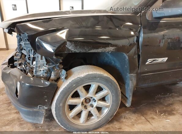 1GCVKREC6JZ205732 2018 CHEVROLET SILVERADO Black წინა ხედი