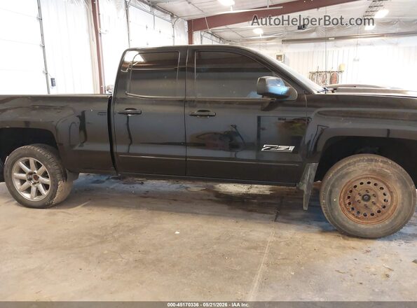 1GCVKREC6JZ205732 2018 CHEVROLET SILVERADO Black უკანა სალონის ხედი