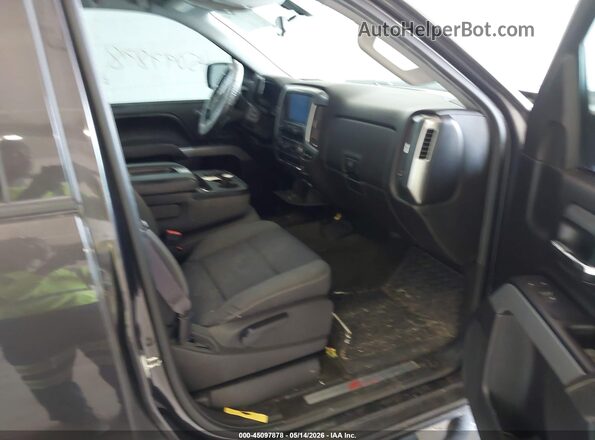 1GCVKREC7GZ116311 2016 CHEVROLET SILVERADO Black Widok wnętrza z przodu