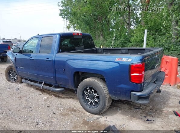 1GCVKREC7HZ164649 2017 CHEVROLET SILVERADO Blue Trasero izquierdo