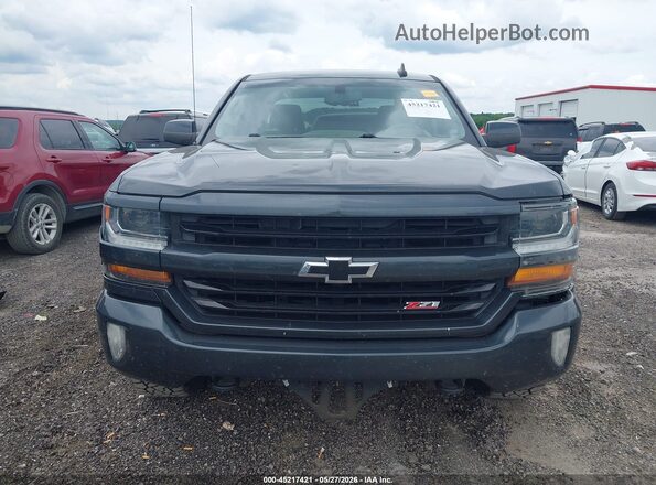 1GCVKREC9JZ160480 2018 CHEVROLET SILVERADO Gray Вид щитка приладів