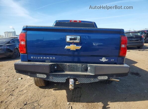 1GCVKRECXHZ165360 2017 CHEVROLET SILVERADO Blue Widok z tyłu