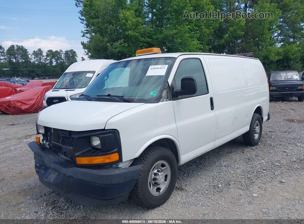 1GCWGAFF2H1139074 2017 CHEVROLET EXPRESS White Առջևի ձախ երեք քառորդ տեսարան
