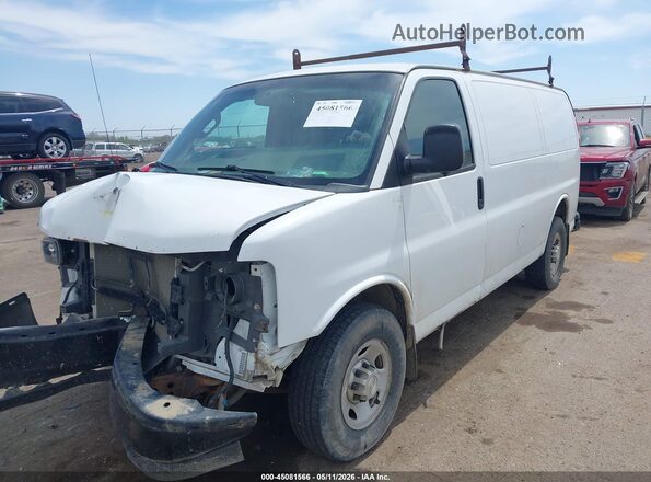 1GCWGAFF3H1110764 2017 CHEVROLET EXPRESS White Առջևի ձախ երեք քառորդ տեսարան