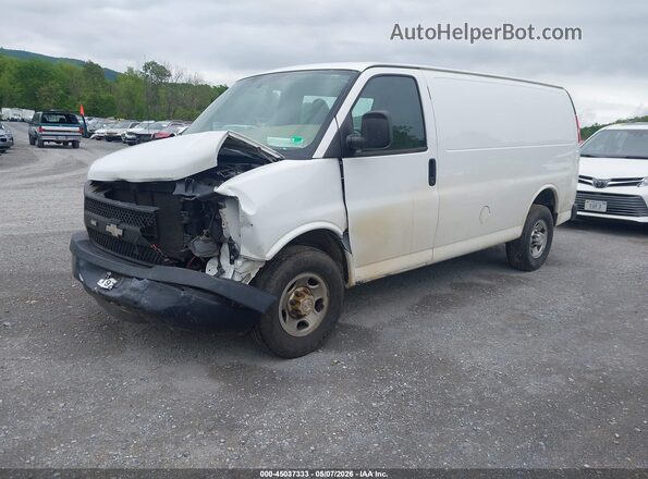 1GCWGAFF5G1204224 2016 CHEVROLET EXPRESS White წინა მარცხენა ხედი სამი მეოთხედიდან