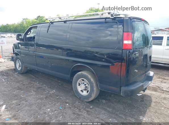 1GCWGAFFXG1329977 2016 CHEVROLET EXPRESS Black Trasero izquierdo