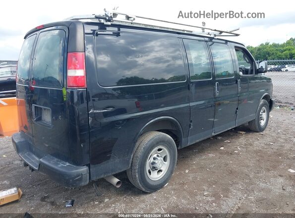 1GCWGAFFXG1329977 2016 CHEVROLET EXPRESS Black Trasero derecho