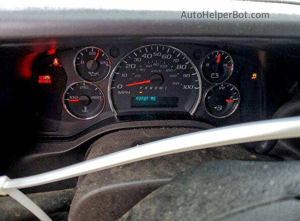 1GCWGAFP3P1157266 2023 CHEVROLET EXPRESS Белый Вид щитка приборов