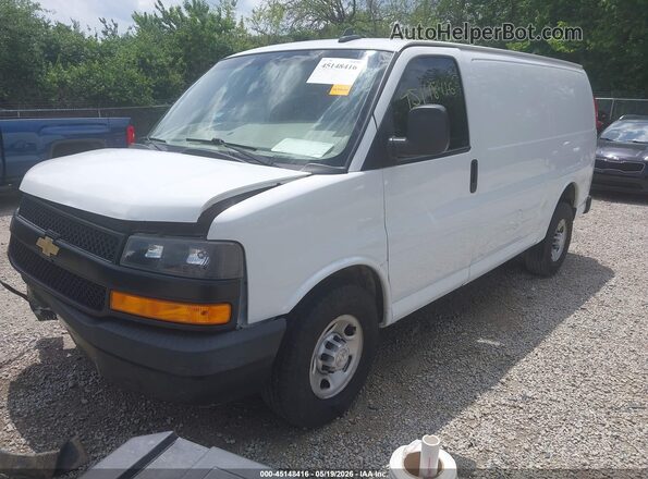 1GCWGAFP7K1358032 2019 CHEVROLET EXPRESS White Front left