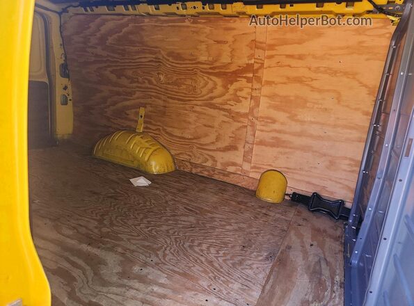 1GCWGAFPXL1158859 2020 CHEVROLET EXPRESS Yellow Rear seats view