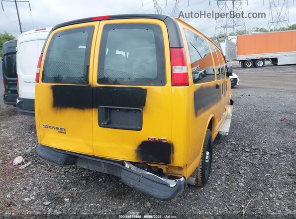 1GDW7CBG6G1239652 2016 GMC SAVANA 2500 Yellow Задня права чверть