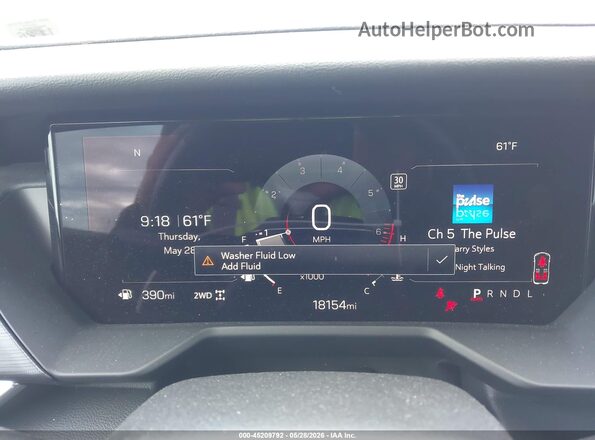 1GKENNKS5RJ204582 2024 GMC ACADIA Red Вид задніх сидінь