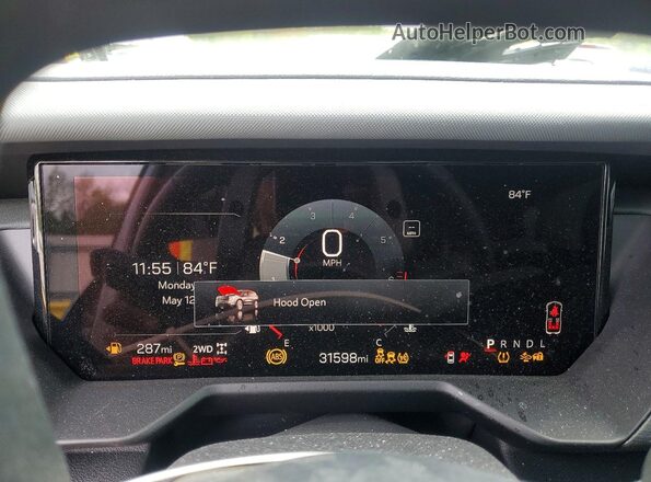 1GKENPRS4SJ222515 2025 GMC ACADIA Gray Vista del cuadro de instrumentos