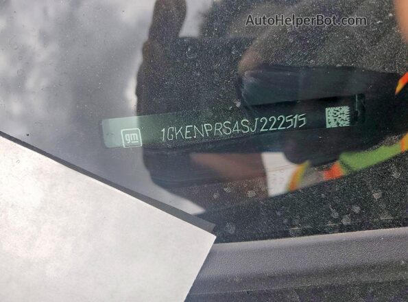 1GKENPRS4SJ222515 2025 GMC ACADIA Gray Vista de la etiqueta del VIN