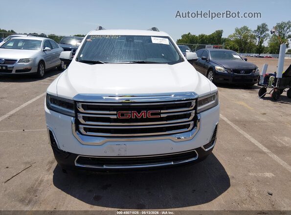 1GKKNKL44PZ184373 2023 GMC ACADIA White ხელსაწყოთა პანელის ხედი