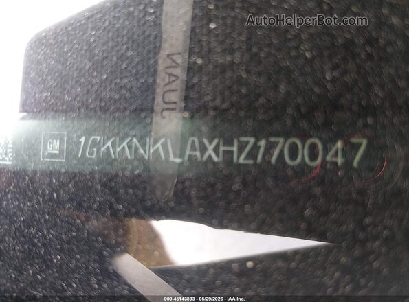 1GKKNKLAXHZ170047 2017 GMC ACADIA Silver 