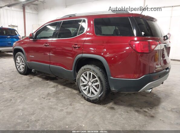 1GKKNLLS8HZ126594 2017 GMC ACADIA Red Rear left