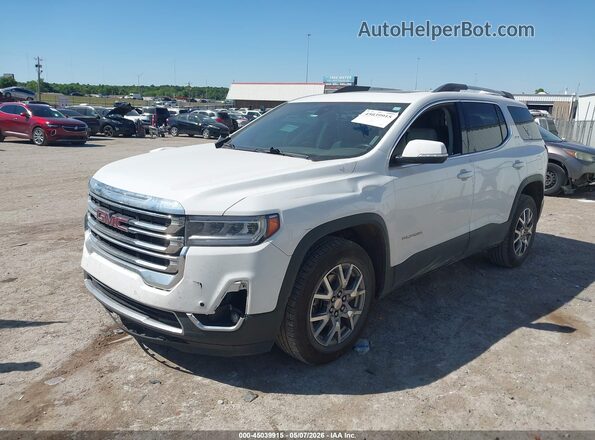 1GKKNML48MZ139394 2021 GMC ACADIA White Передня ліва чверть