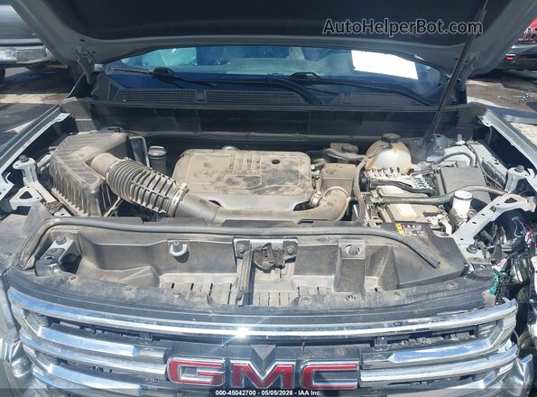 1GKKNML48PZ143739 2023 GMC ACADIA Серебряный Вид сзади