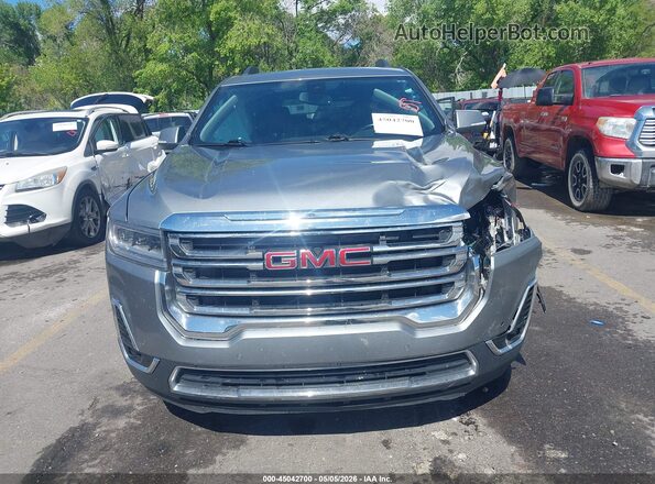 1GKKNML48PZ143739 2023 GMC ACADIA Серебряный Вид задней части салона