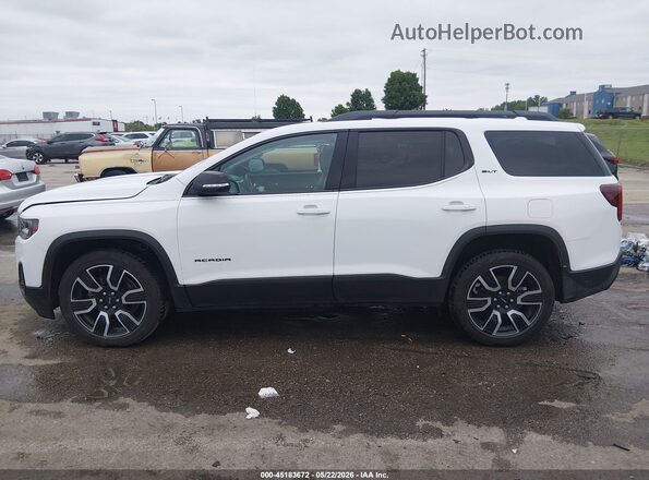 1GKKNMLS2MZ196298 2021 GMC ACADIA Белый Панорамный вид салона 360°
