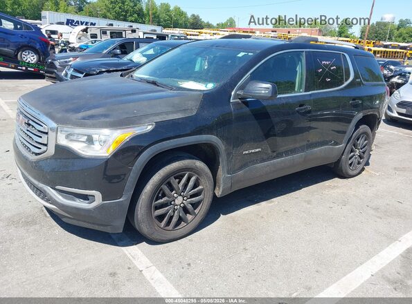 1GKKNMLS5KZ181677 2019 GMC ACADIA Black წინა მარცხენა ხედი სამი მეოთხედიდან