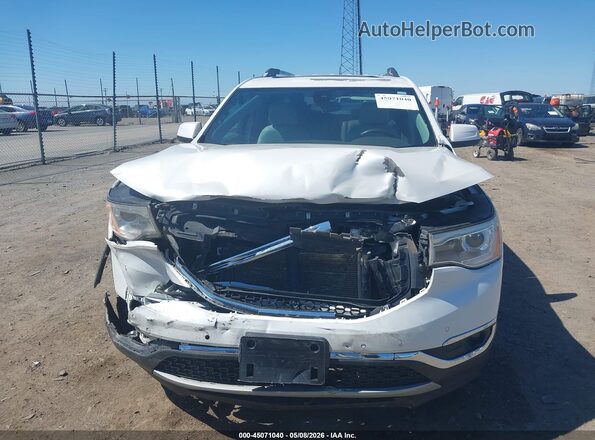 1GKKNNLS2JZ141433 2018 GMC ACADIA White წინა პანელის ხედი