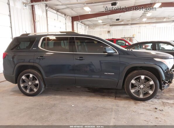 1GKKNNLS8HZ157341 2017 GMC ACADIA Blue Widok wnętrza z tyłu