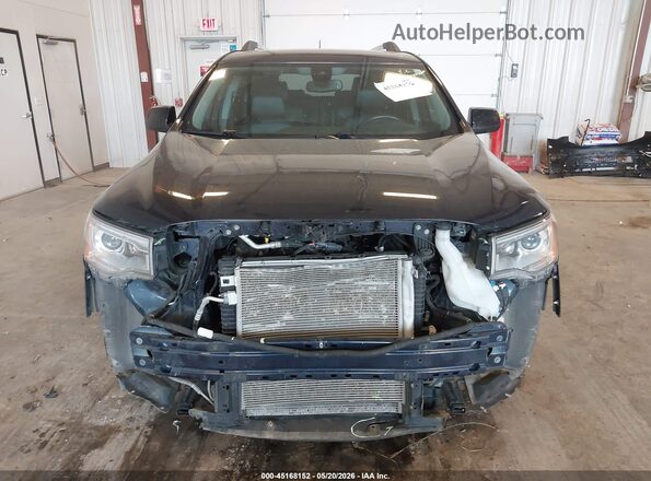 1GKKNNLS8HZ157341 2017 GMC ACADIA Blue Widok zestawu wskaźników