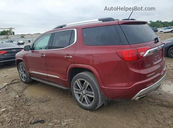 1GKKNPLS1HZ260306 2017 GMC ACADIA Red უკანა მარცხენა