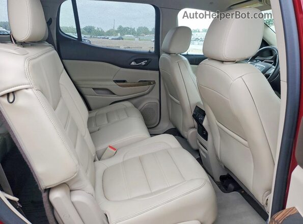 1GKKNPLS1HZ260306 2017 GMC ACADIA Red უკანა სალონის ხედი