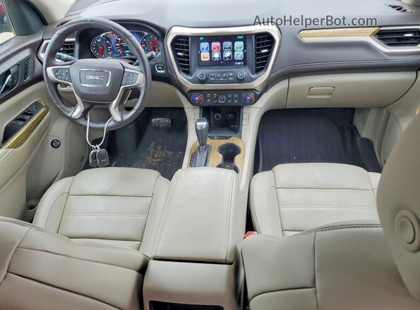 1GKKNPLS1HZ260306 2017 GMC ACADIA Red წინა პანელის ხედი