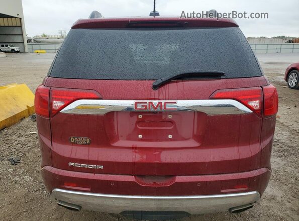 1GKKNPLS1HZ260306 2017 GMC ACADIA Red უკანა ხედი