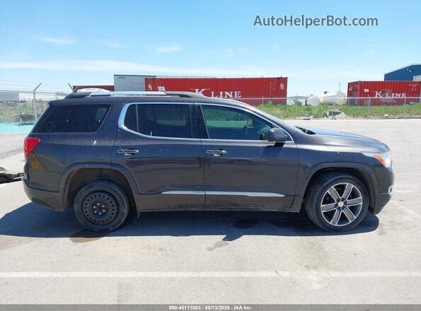 1GKKNPLS5HZ131906 2017 GMC ACADIA Gray Սալոնի հետևի տեսք