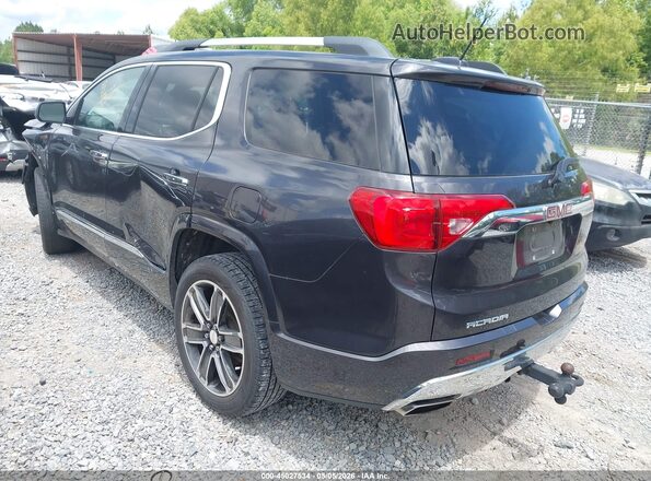 1GKKNPLS6HZ138847 2017 GMC ACADIA Gray Trasero izquierdo