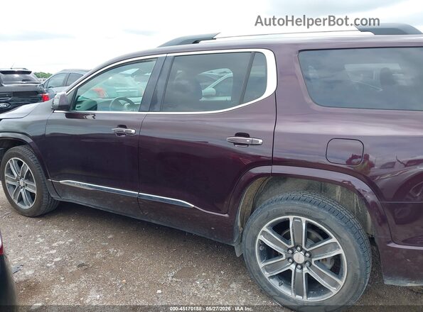 1GKKNPLS8HZ186124 2017 GMC ACADIA Burgundy 