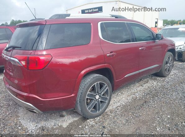 1GKKNPLS8HZ219980 2017 GMC ACADIA Maroon უკანა მარჯვენა