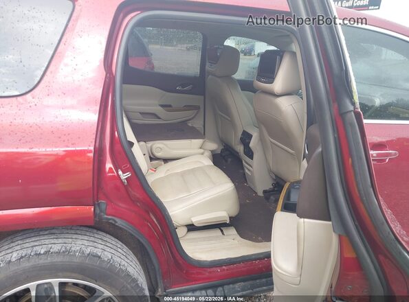 1GKKNPLS8HZ219980 2017 GMC ACADIA Maroon VIN კოდის სტიკერის ხედი