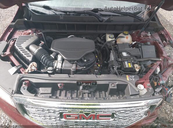 1GKKNPLS8HZ219980 2017 GMC ACADIA Maroon უკანა ხედი