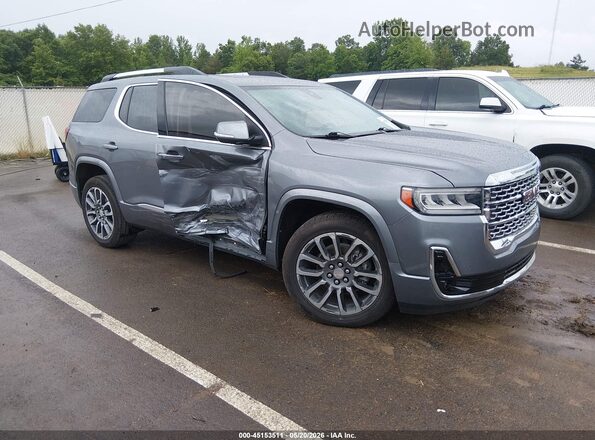 1GKKNPLS9MZ210070 2021 GMC ACADIA Gray Widok z przodu