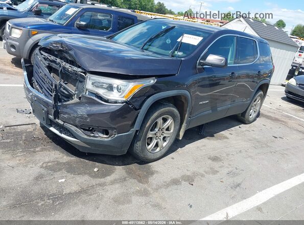 1GKKNRLS3JZ107699 2018 GMC ACADIA Серый Передняя левая четверть