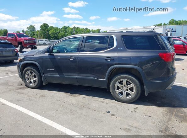 1GKKNRLS3JZ107699 2018 GMC ACADIA Серый Вид задней части салона
