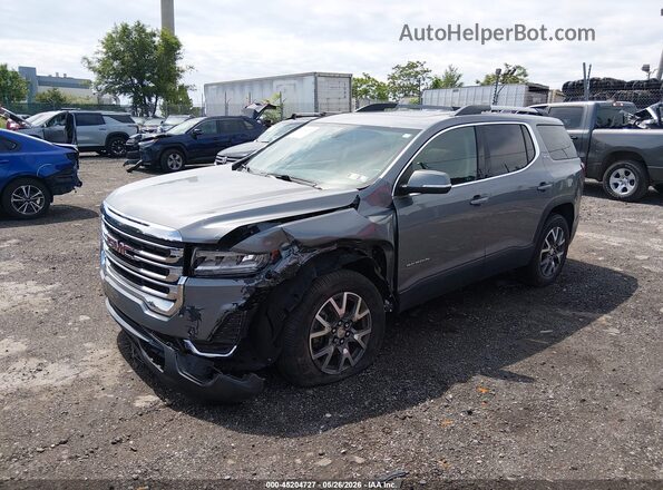 1GKKNRLS3LZ211807 2020 GMC ACADIA Gray Vista tres cuartos delantera izquierda