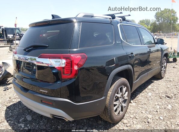 1GKKNRLS5MZ166449 2021 GMC ACADIA Black Trasero derecho