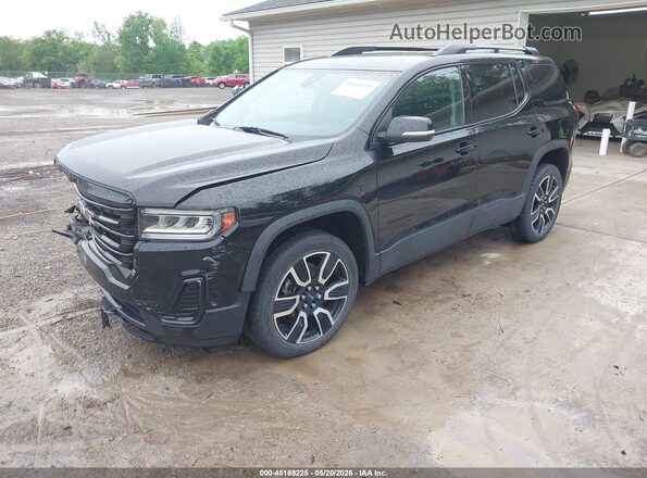 1GKKNRLS7MZ106205 2021 GMC ACADIA Black Przód lewy