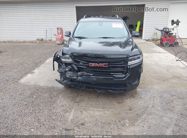 1GKKNRLS7MZ106205 2021 GMC ACADIA Black Widok zestawu wskaźników