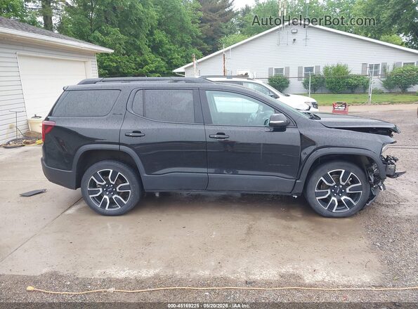 1GKKNRLS7MZ106205 2021 GMC ACADIA Black Widok wnętrza z tyłu
