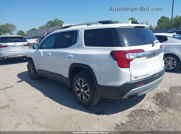 1GKKNRLS8LZ197757 2020 GMC ACADIA White Trasero izquierdo