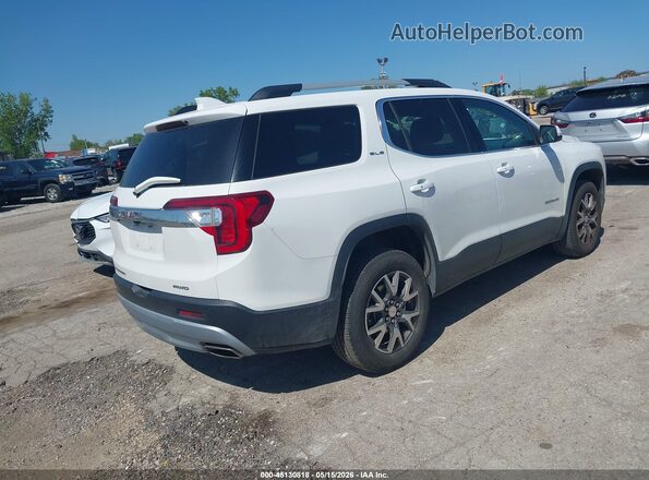 1GKKNRLS8LZ197757 2020 GMC ACADIA White Trasero derecho